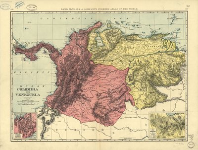 Colombie et Venezuela. LOC 2003627059 - Rand McNally and Company