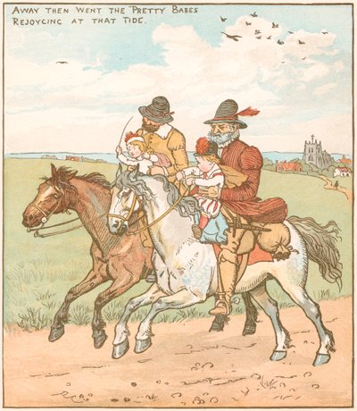 Scène de Les Enfants dans les Bois, 1878 - Randolph Caldecott