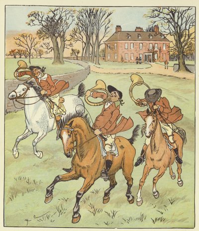 Les Trois Joyeux Chasseurs - Randolph Caldecott