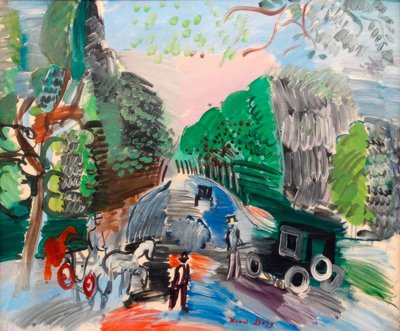At Bois de Boulogne - Raoul Dufy