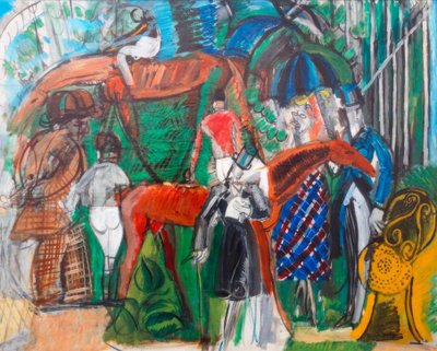 Le paddock - Raoul Dufy