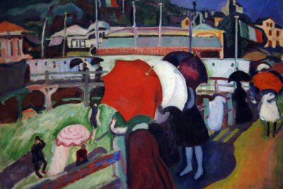 Les trois parapluies - Raoul Dufy