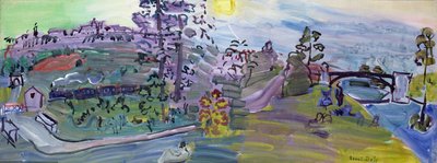 Paysage à Langres, vers 1933 (huile sur toile) - Raoul Dufy