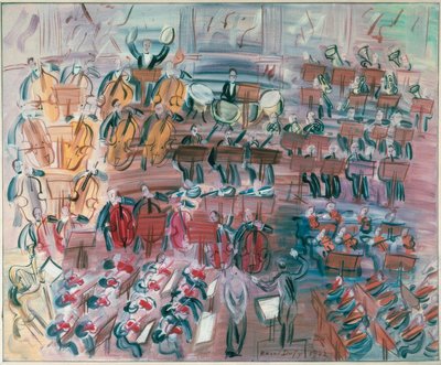 Orchestre avec chanteur - Raoul Dufy