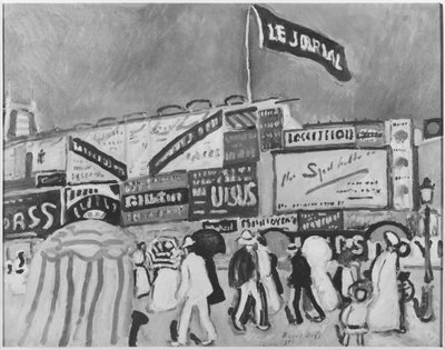 Posters at Trouville - Raoul Dufy