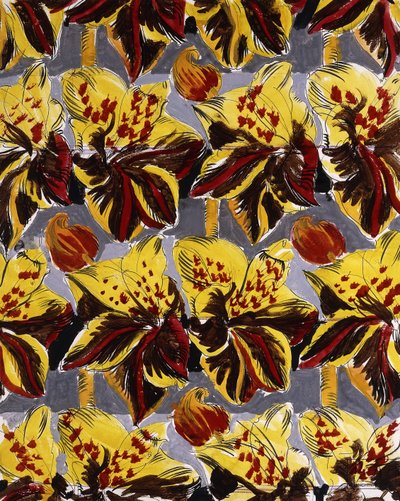 Fleurs Rouges et Jaunes ; Red and Yellow Flowers - Raoul Dufy