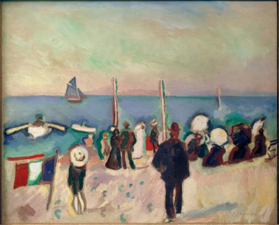 La plage de Sainte-Adresse - Raoul Dufy