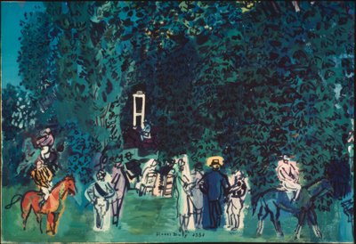 Le paddock de Deauville - Raoul Dufy