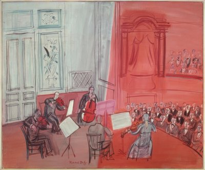 Le concert orange - Raoul Dufy