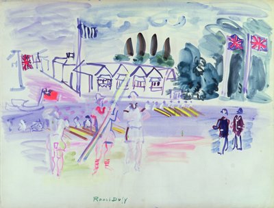 The Regatta at Henley (aquarelle sur papier) - Raoul Dufy