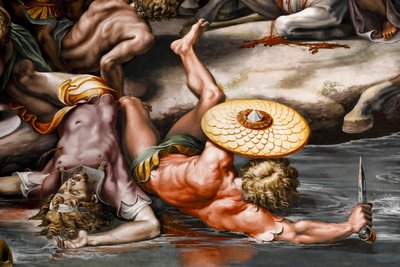 Bataille du pont Milvius (détail) - Raphael