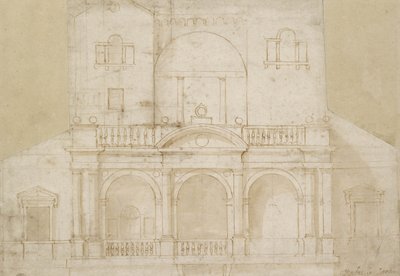 Conception architecturale (Villa Madama) - Raphael