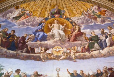Détail de la Dispute du Saint-Sacrement - Raphael (1483 1520)