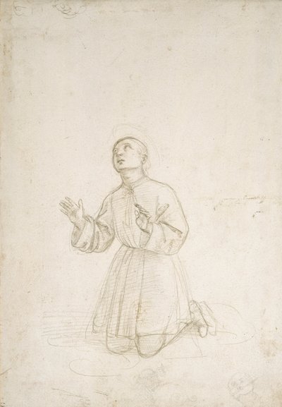 Figure agenouillée d