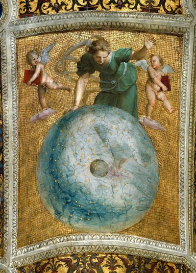 Le Primum mobile. Fresque au plafond dans la Stanza della Segnatura, vers 1510-1511 - Raphael