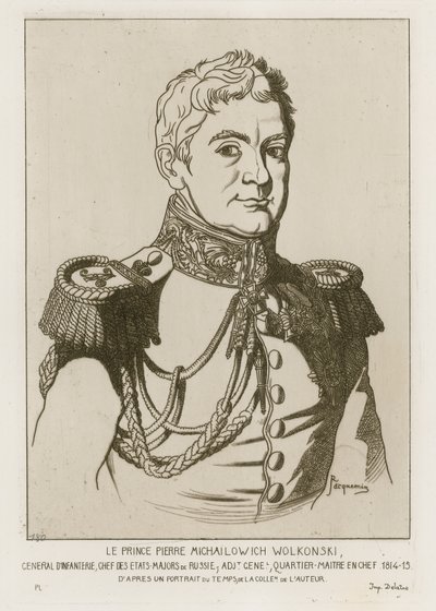 Prince Pierre Michailowich Wolkonski - Raphael Jacquemin