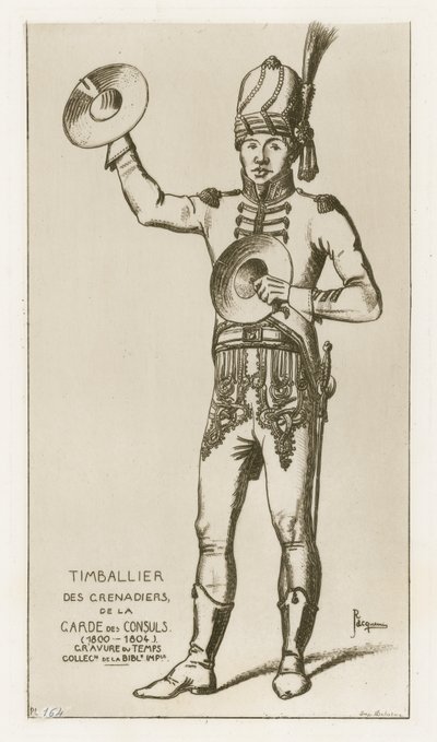 Timbalier des grenadiers de la garde des consuls (1800-1804) - Raphael Jacquemin