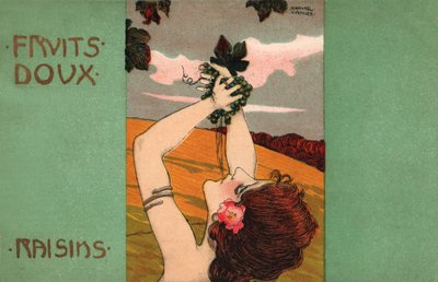 Raisins, vers 1900 (illustration) - Raphael Kirchner