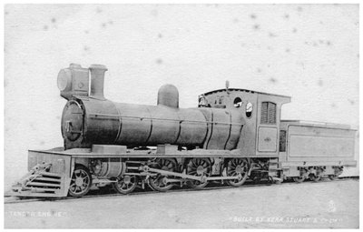Locomotive à vapeur 4-6-0, construite par Kerr, Stuart and Co, début du 20e siècle - Raphael Tuck