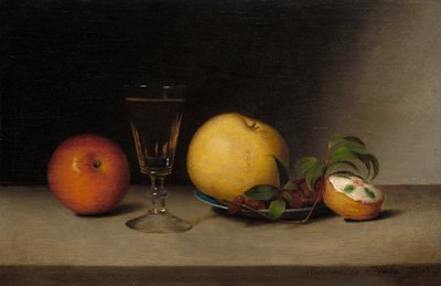 Nature morte avec pommes, sherry et gâteau au thé - Raphaelle Peale