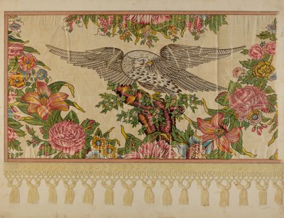 Cantonnière en chintz pour lit à baldaquin, vers 1935 - Raymond Manupelli