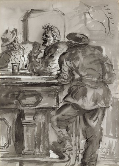 Philosophe du bar - Reginald Marsh
