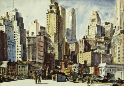 Vue de la margelle de Coenties - Reginald Marsh
