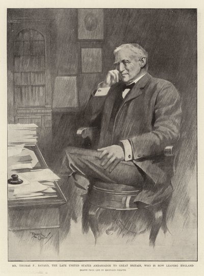 M. Thomas F. Bayard, ancien ambassadeur des États-Unis en Grande-Bretagne, qui quitte actuellement l