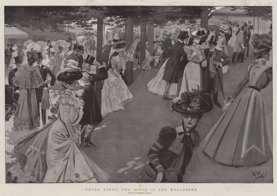Royal Ascot, la scène dans l