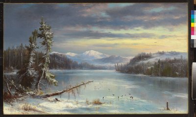 Paysage enneigé - Regis Francis Gignoux