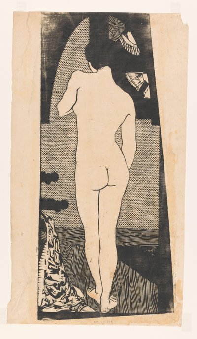 Femme debout, vue de dos - Reijer Stolk