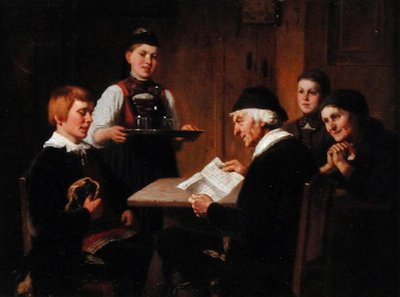 La Lettre de recommandation, vers 1880 - Reinhard Sebastian Zimmerman