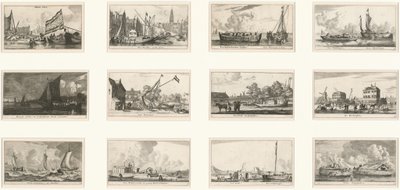 Verscheÿde Schepen en Gesichten van Amstelredam : Partie III - Reinier Nooms, called Zeeman