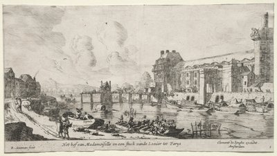 Vues de Paris : Vue du Louvre et des Tuileries - Reinier Nooms, called Zeeman