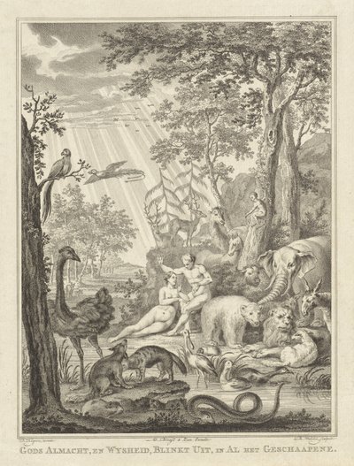 Adam et Ève au Paradis - Reinier Vinkeles (I)