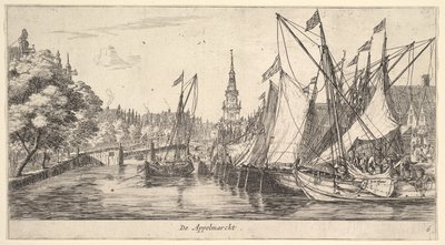 De Appelmarckt Le Marché aux Pommes, de Vues d
