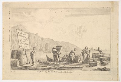 Scène de port, 17ème siècle - Reinier Zeeman