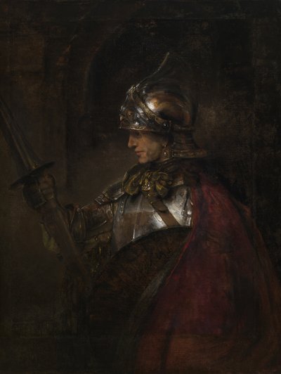 Un Homme en Armure - Rembrandt Harmensz. van Rijn