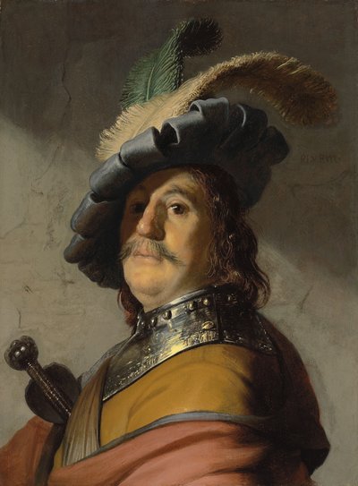 Un homme avec une gorgerette et un bonnet - Rembrandt van Rijn
