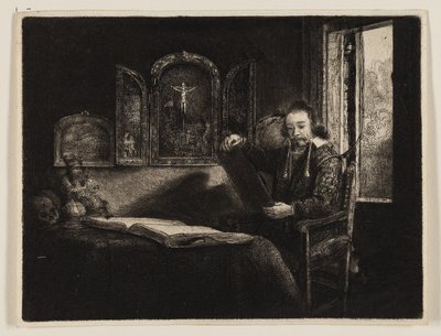 Abraham Francen, apothicaire, vers 1657 - Rembrandt Harmensz. van Rijn