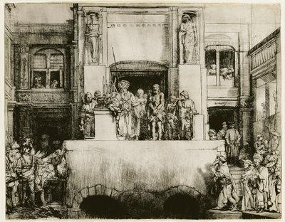 Le Christ présenté au peuple - Rembrandt van Rijn