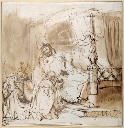 La charge de David à Salomon - Rembrandt Harmensz. van Rijn
