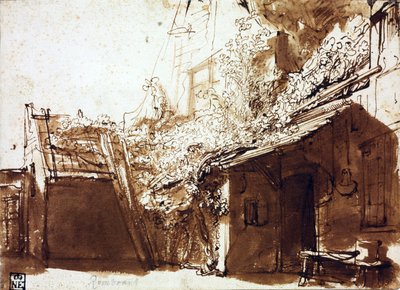 Ferme dans la lumière et l