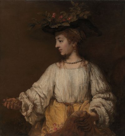 Flore, c.1654 - Rembrandt van Rijn