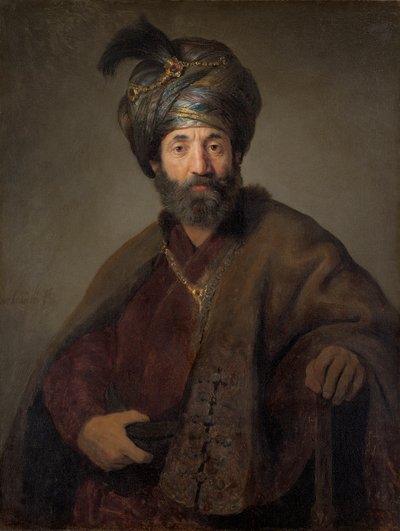 Homme en costume oriental - Rembrandt van Rijn