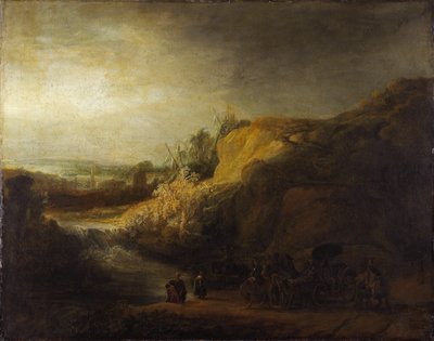 Paysage avec baptême d