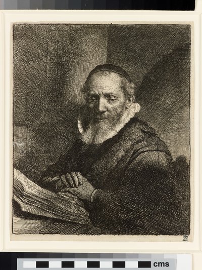 Portrait de Jan Cornelis Sylvius, prédicateur - Rembrandt van Rijn