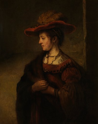 Portrait de Saskia van Uylenburgh - Rembrandt Harmensz. van Rijn