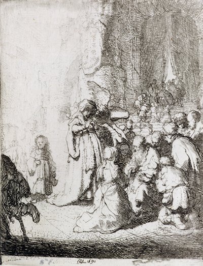 Présentation au Temple - Rembrandt van Rijn