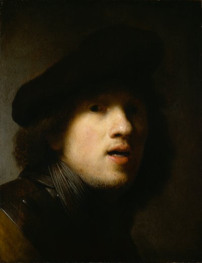 Autoportrait, c.1629 - Rembrandt Harmensz. van Rijn